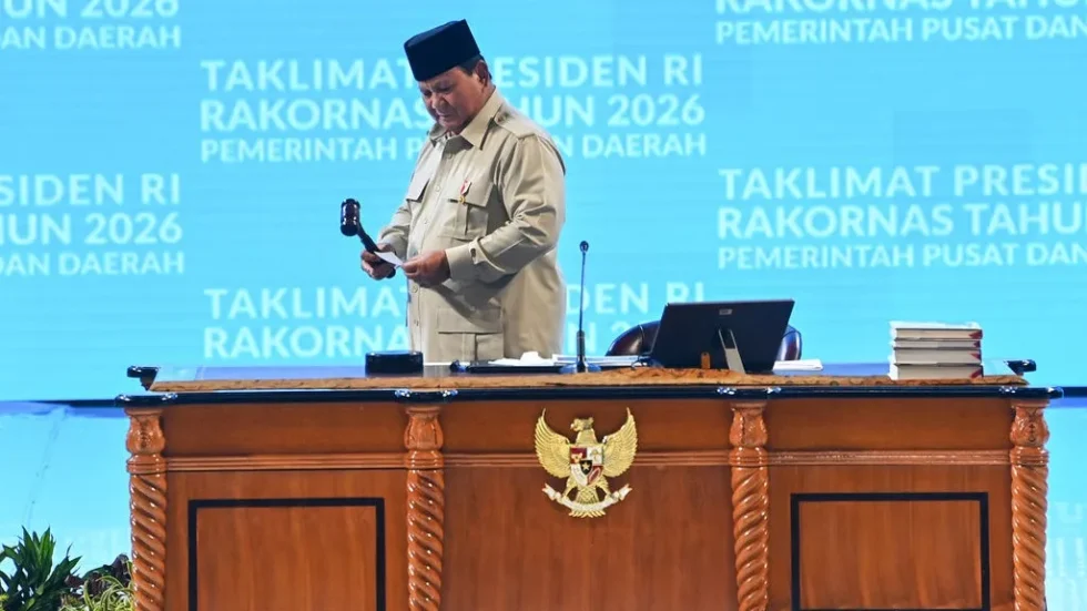 Prabowo jaga uang rakyat saat memberi arahan kepada kader Gerindra